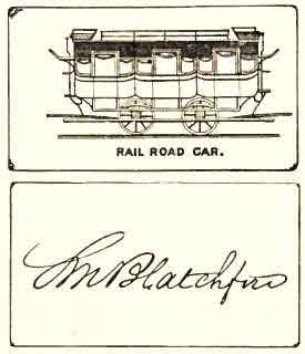 Obverse and Reverse of a Ticket used in 1838 on the New York & Harlem Railroad
