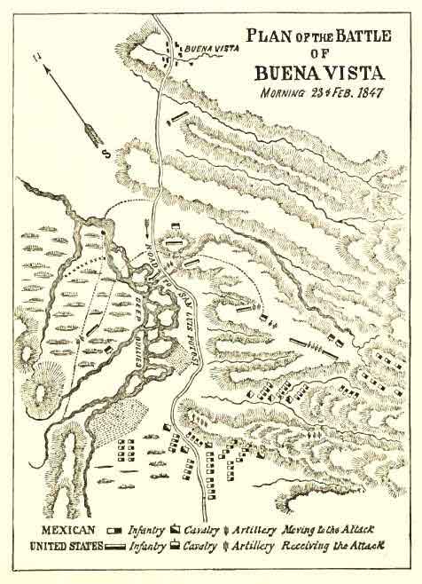 Plan of the Battle of Buena Vista