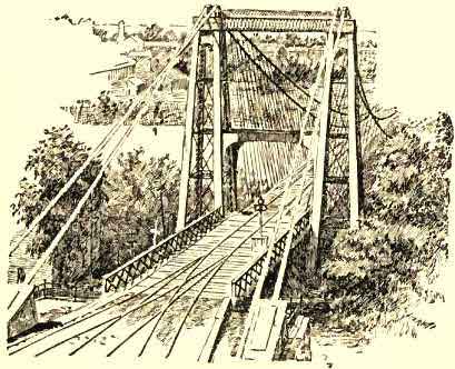 The New Iron Towers of the Niagara Bridge