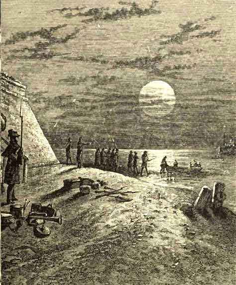 Major Anderson removing his Forces from Fort Moultrie to Fort Sumter, December 26, 1861