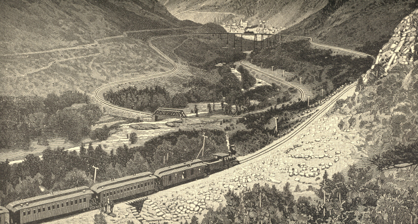 The Big Loop on the Georgetown Branch of the Union Pacific, Colorado